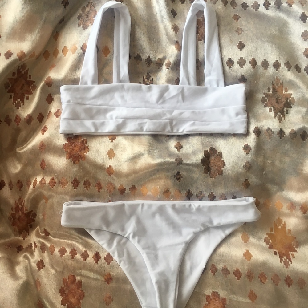 White bikini