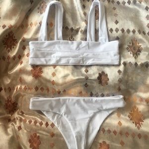 White bikini