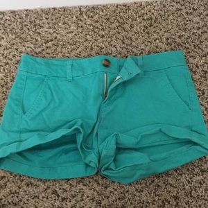 Teal shorts