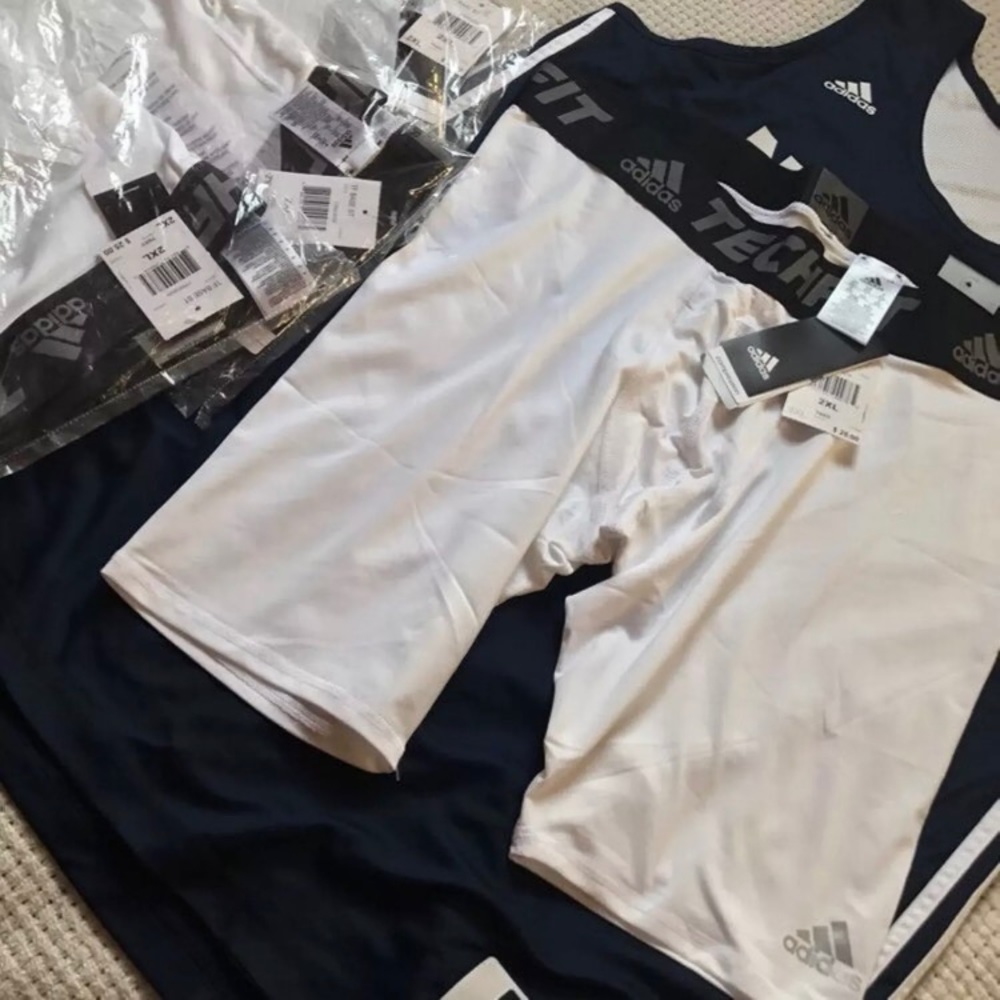 (MSRP$75) XXL 3-adidas TECHFIT Training BASE SHORT