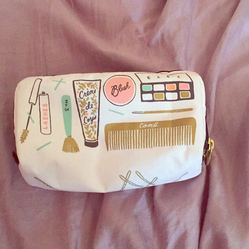 Rifle Paper Co for Le Sport Sac cosmetic bag