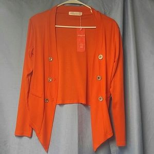 ✨NWT✨ Orange cardigan