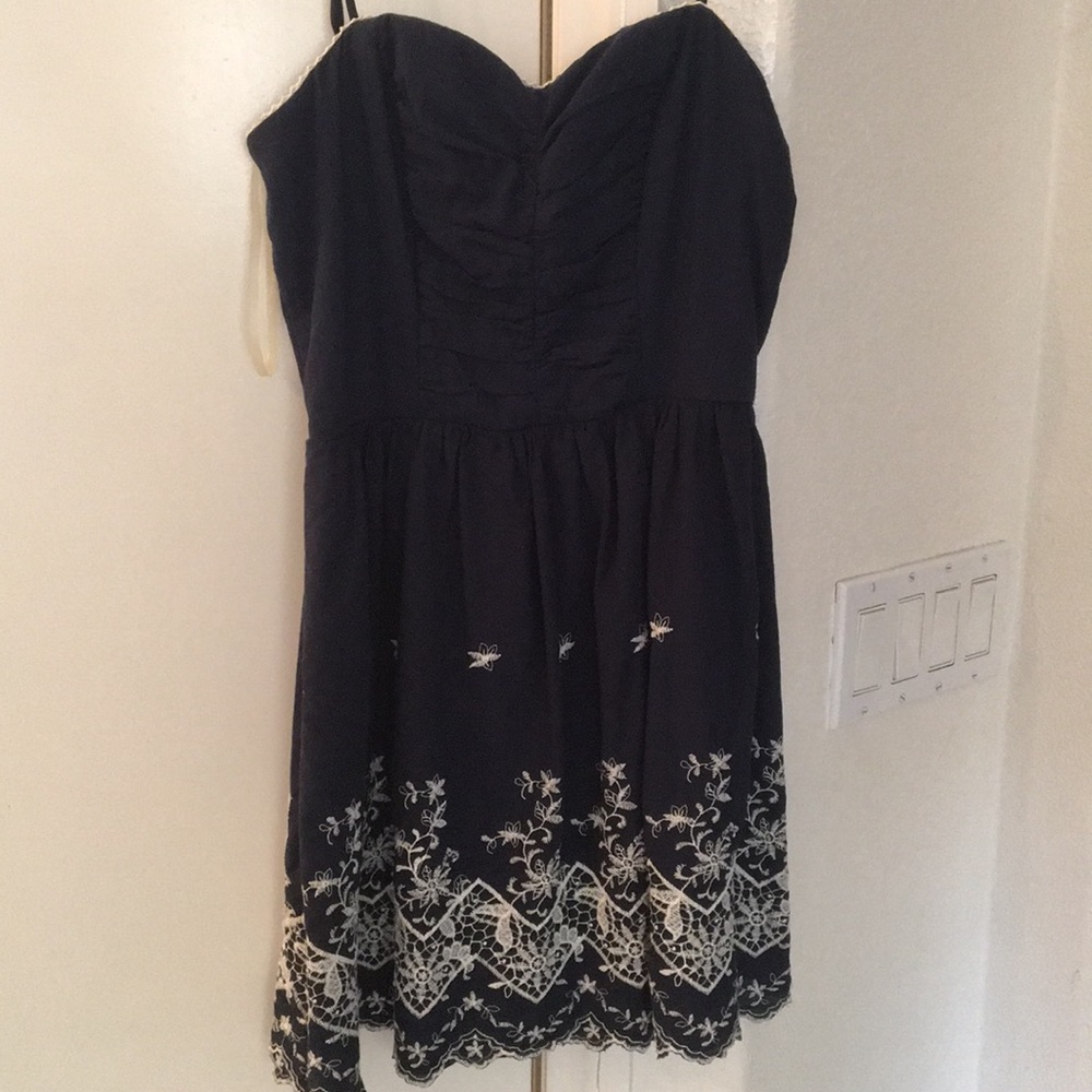 Nice navy dress ..