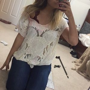 Free people shell top super cute