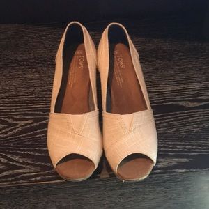 Toms Stella Cork Wedges
