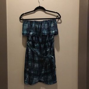 Glam Strapless Mini Dress