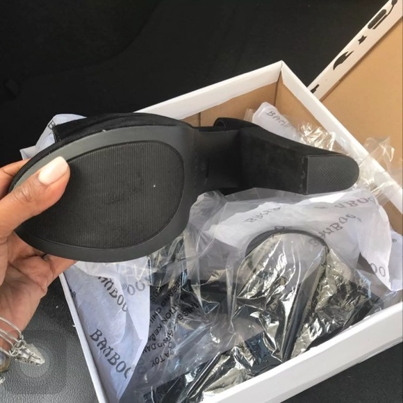 Bamboo chunky heels - Picture 3 of 3