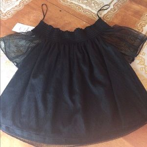 Off shoulder sexy blouse