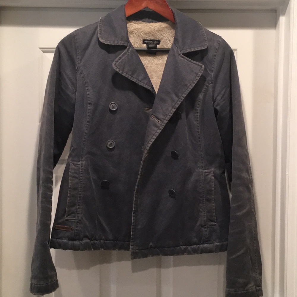 Distressed Abercrombie Pea Coat