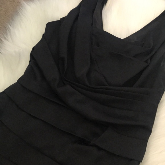 Express Ruffle Tiered Tank {black} - Picture 3 of 4