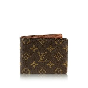 Signature LV Monogram Canvas Marco Bifold Wallet