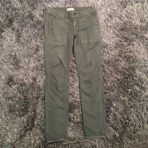 Free People Green High Waisted Pants / Jeans