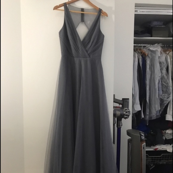 MONIQUE LHUILLIER FLOOR LENGTH DRESS - Picture 3 of 4