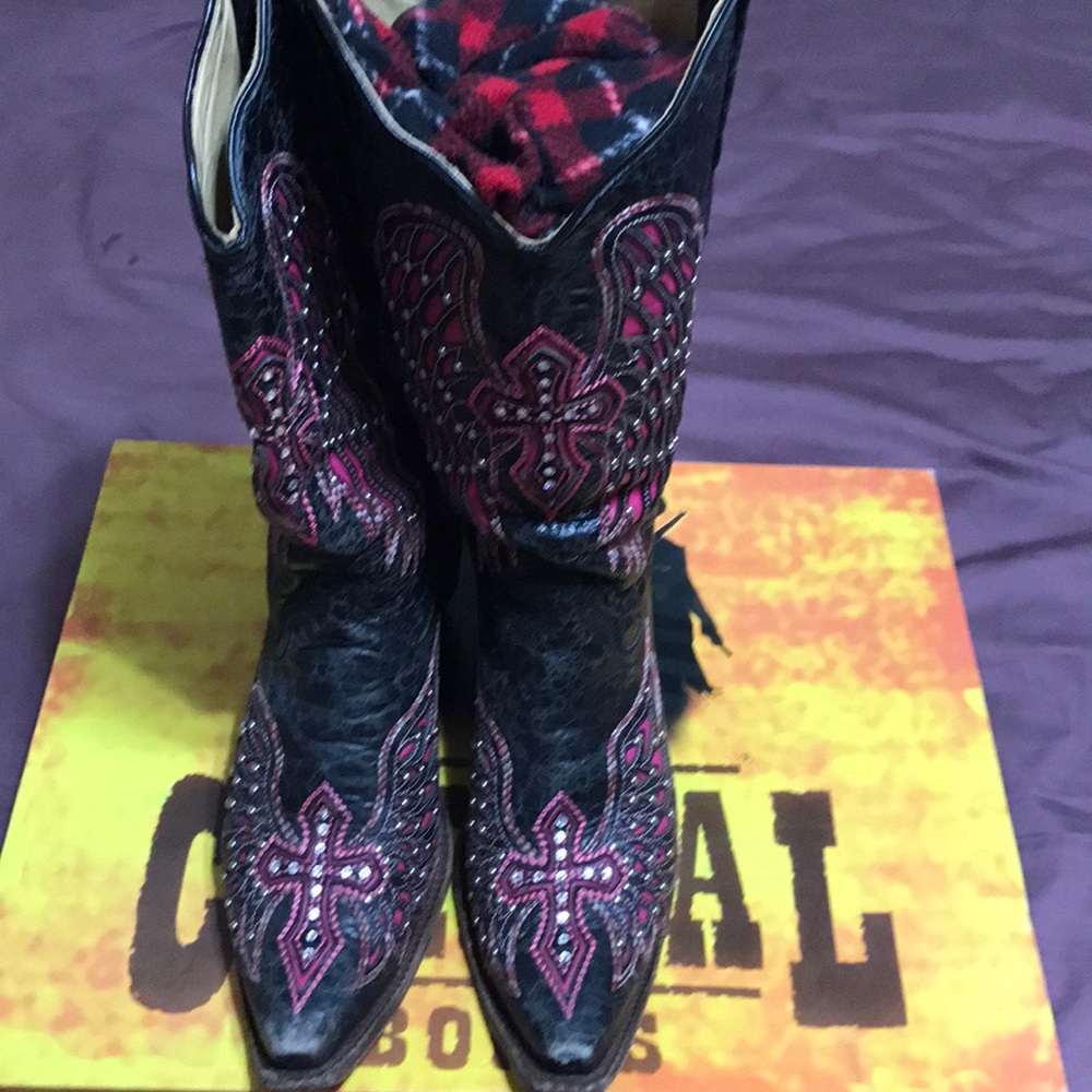 Corral Rhinestone Cowboy boots - Picture 2 of 7
