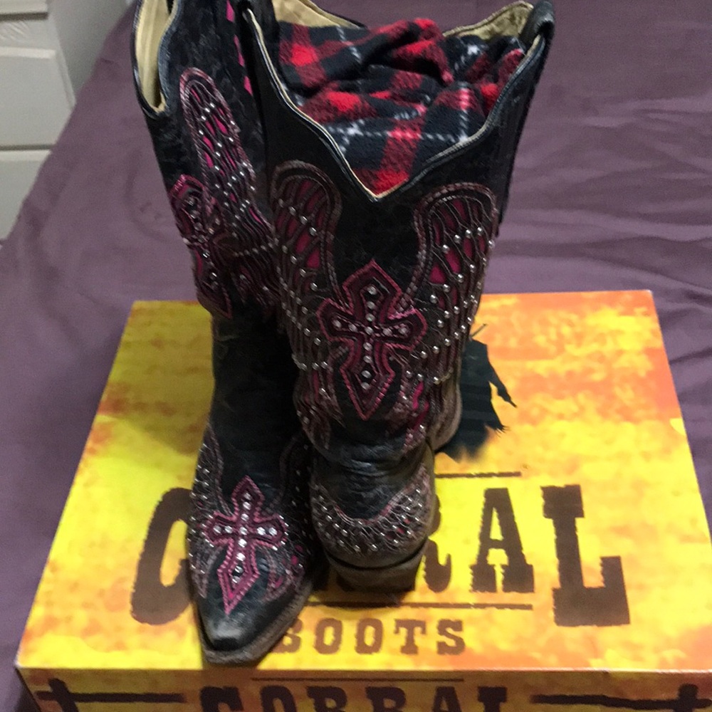 Corral Rhinestone Cowboy boots - Picture 3 of 7