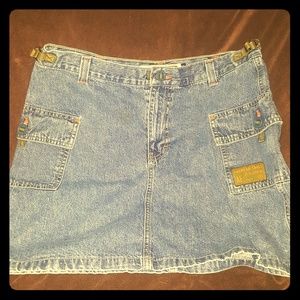 Blue jean skirt
