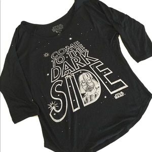 Black Star Wars shirt