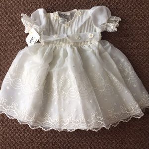 Beautiful Vintage Ivory Dress Sz 1