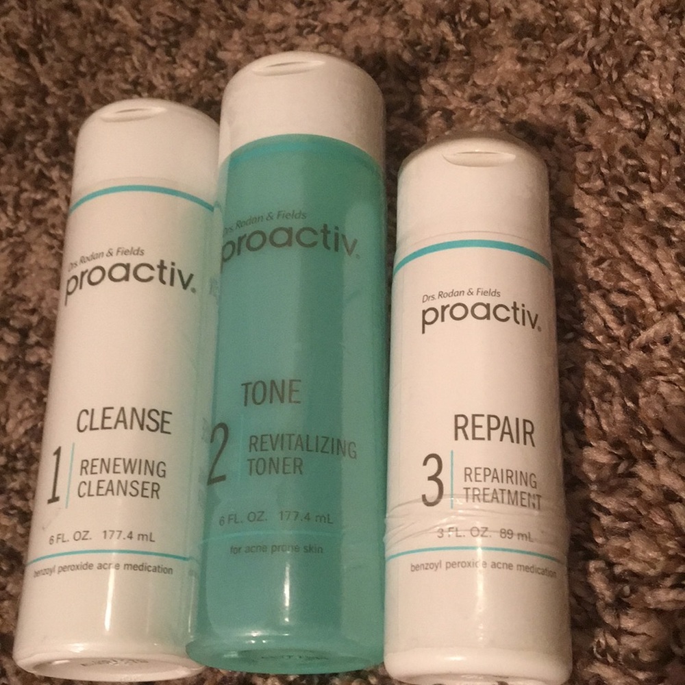 Proactiv 1 2 & 3 , cleanse tone & repair!