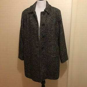 London Fog Black & White Coat
