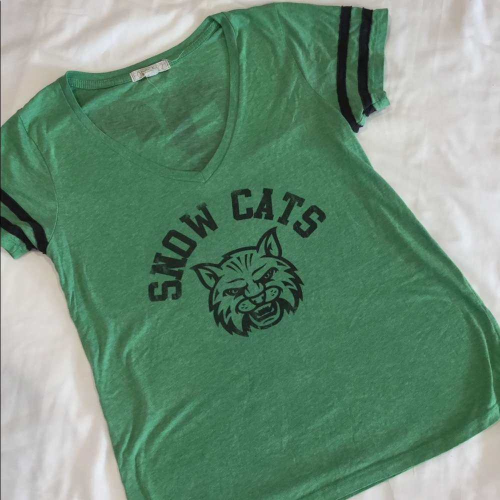 Green t-shirt