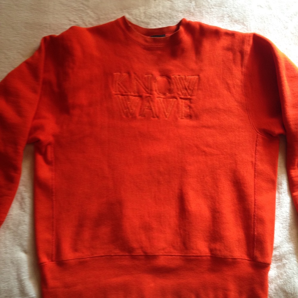 2017 Know Wave orange oversized sweater