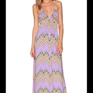 Tbags halter maxi dress