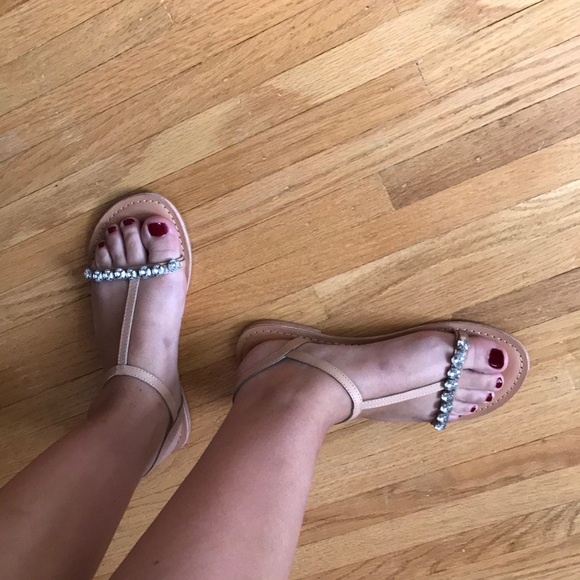✨TOPSHOP Embellished Sandals✨Sz 8 - Picture 5 of 5