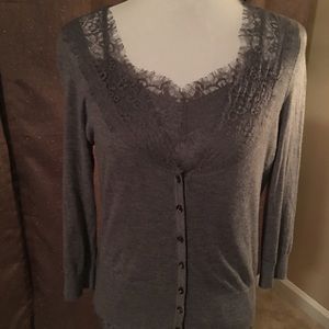 WHBM cardigan and cami set, both pieces