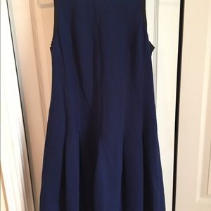 Women's blue sleeveless body-con dress