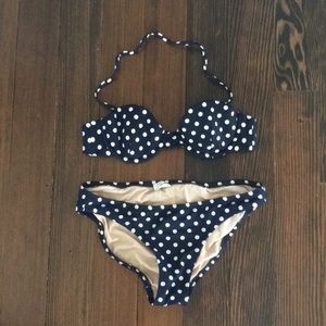 J. Crew Polka Dot Bikini