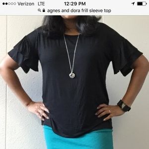Agnes & Dora Frill sleeve top BNWT