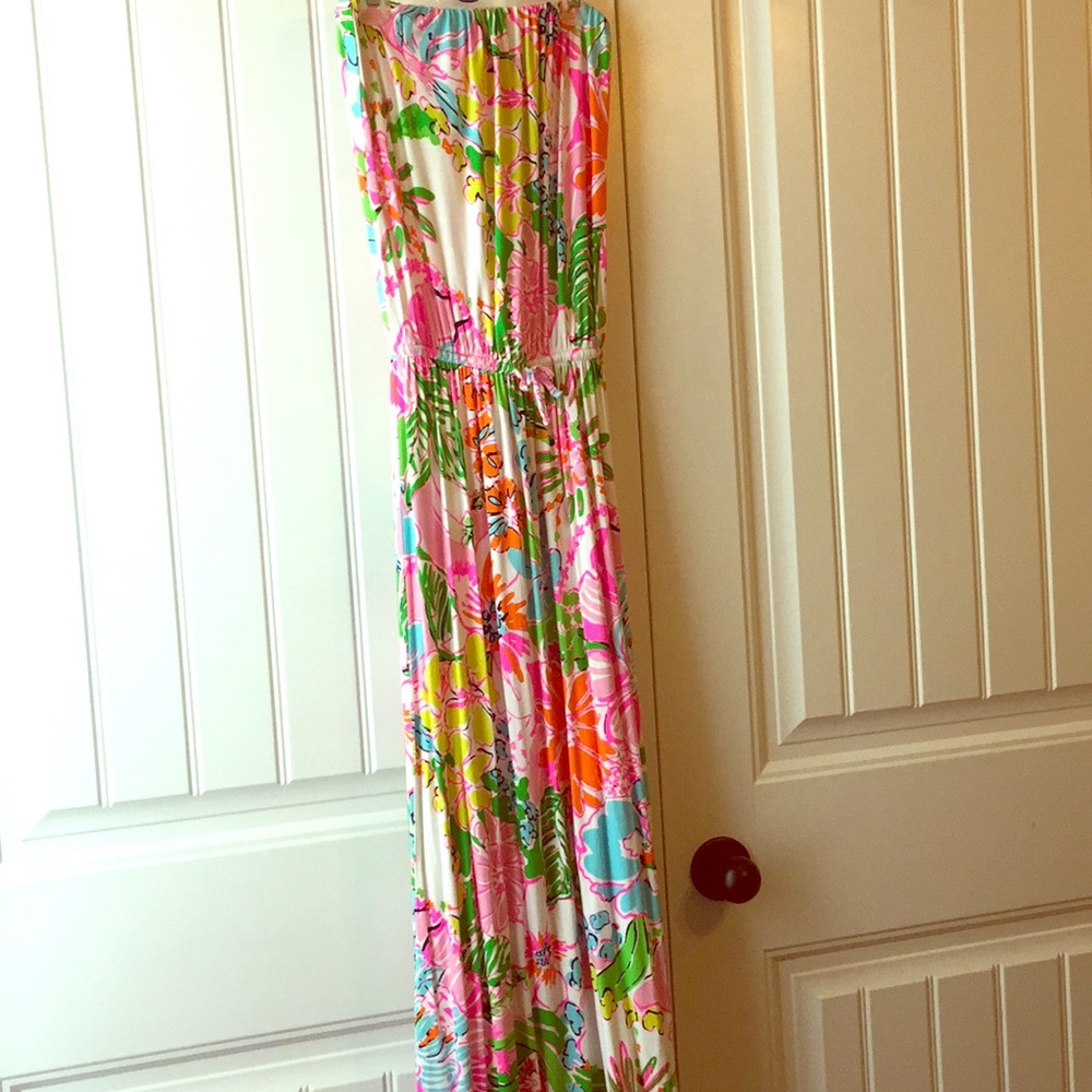 Lilly Pulitzer for Target Strapless Long Dress