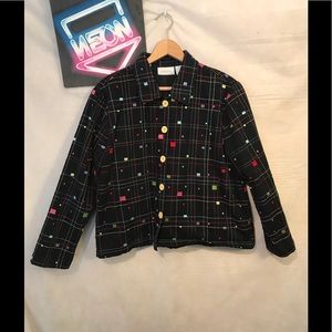 Studio Works Women's Black Jacket Petite A2325