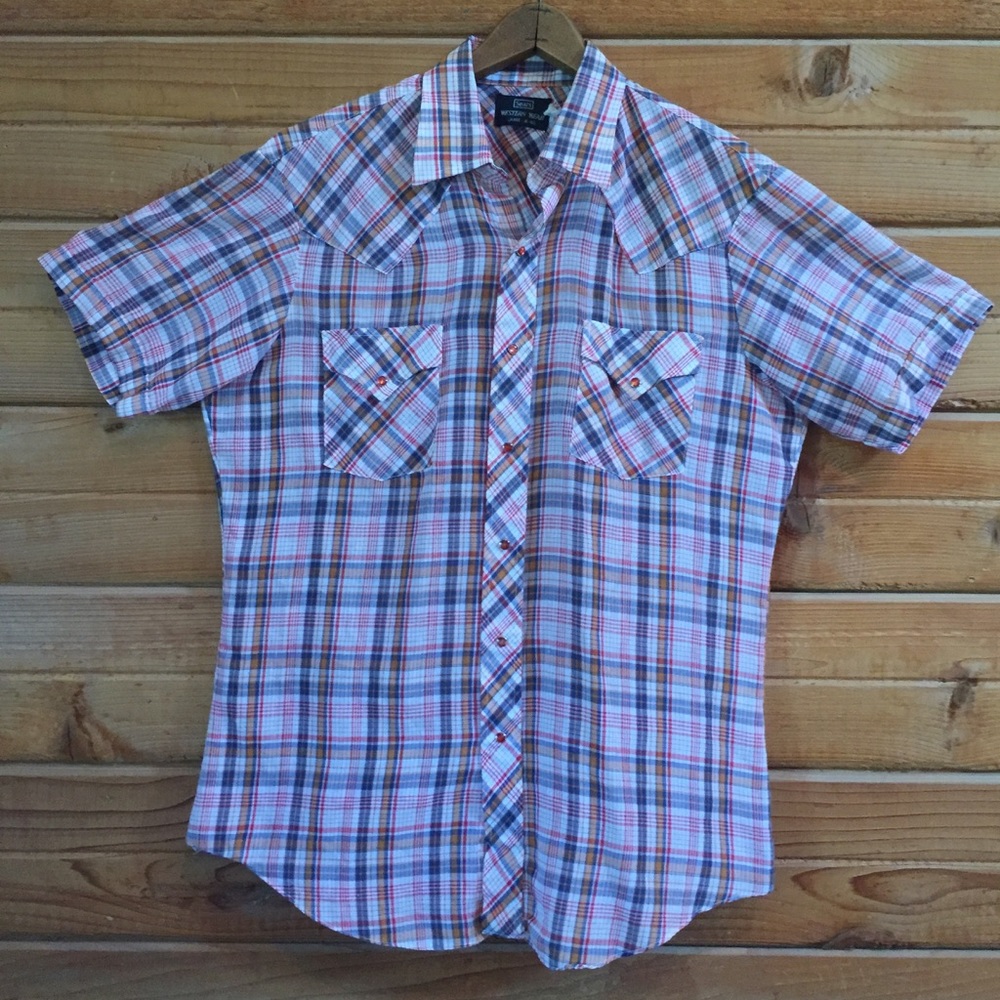 Vintage Western Shirt - Size L