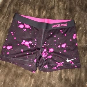 Nike Pro - Pink Paint Splatter!