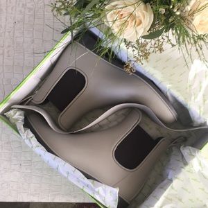 Sam Edelman Grey "Tinsley" Chelsea Rain Boot