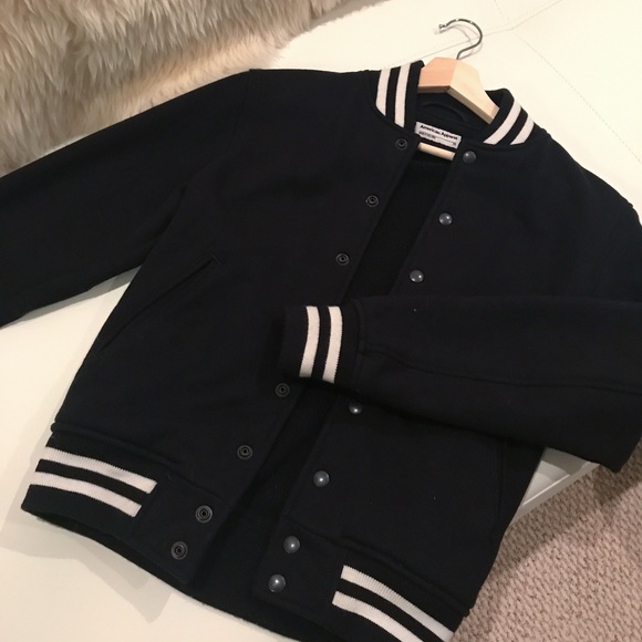 heavy terry cropped club jacket