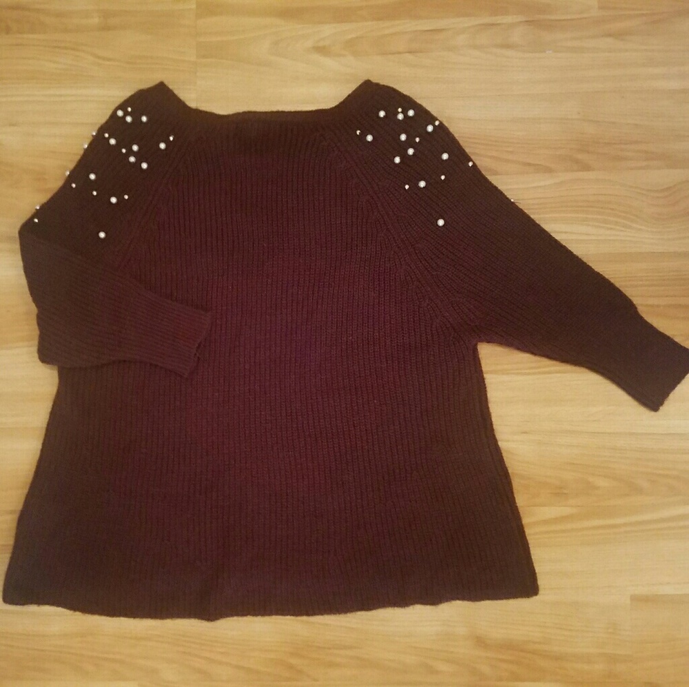 Jessica Simpson Plum Deep Purple Sweater