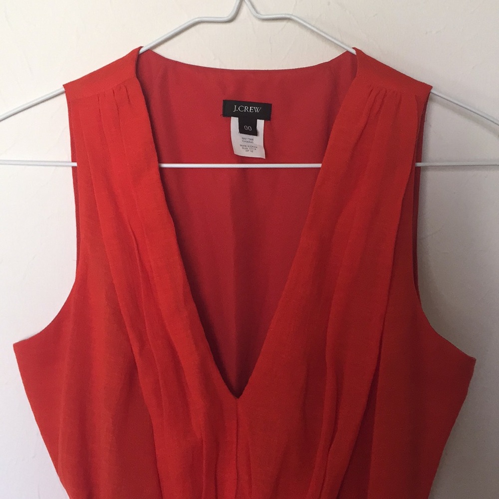 🆕 JCREW ORANGE DRESS - Picture 2 of 8