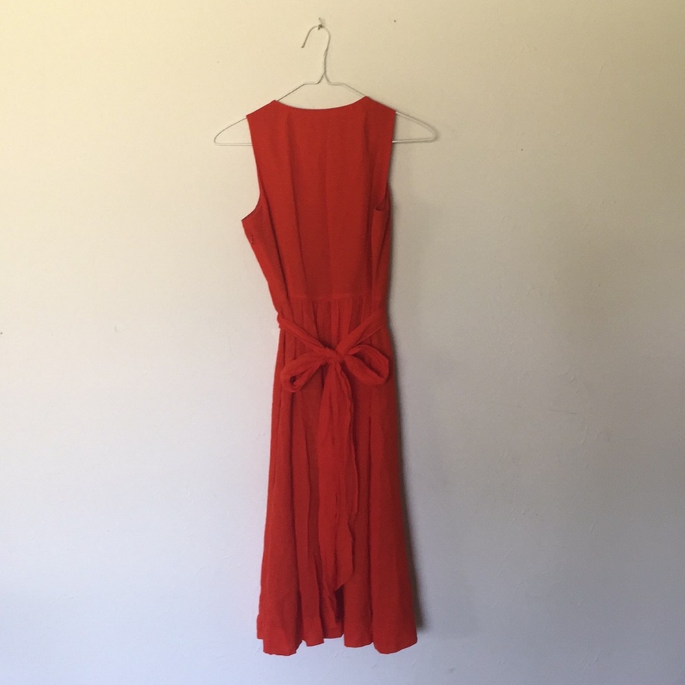 🆕 JCREW ORANGE DRESS - Picture 5 of 8
