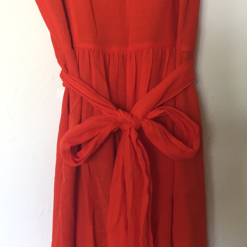 🆕 JCREW ORANGE DRESS - Picture 6 of 8