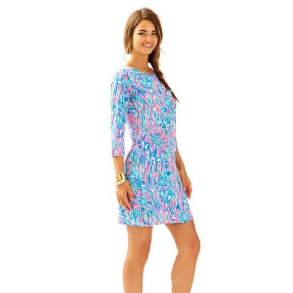 Lilly Pulitzer Dresses & Skirts - NWT Lilly Pulitzer Tiki Pink Shake it Up Bay Dress