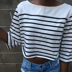 Nautical crop top