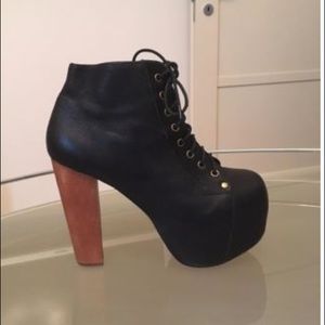 Jeffrey Campbell Lita black leather
