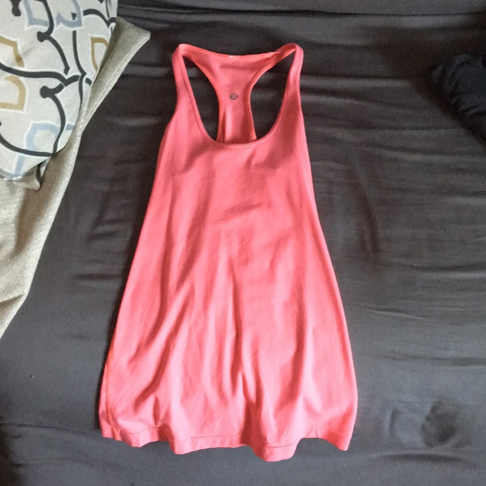 Lulu lemon size 6 razor back tank top.
