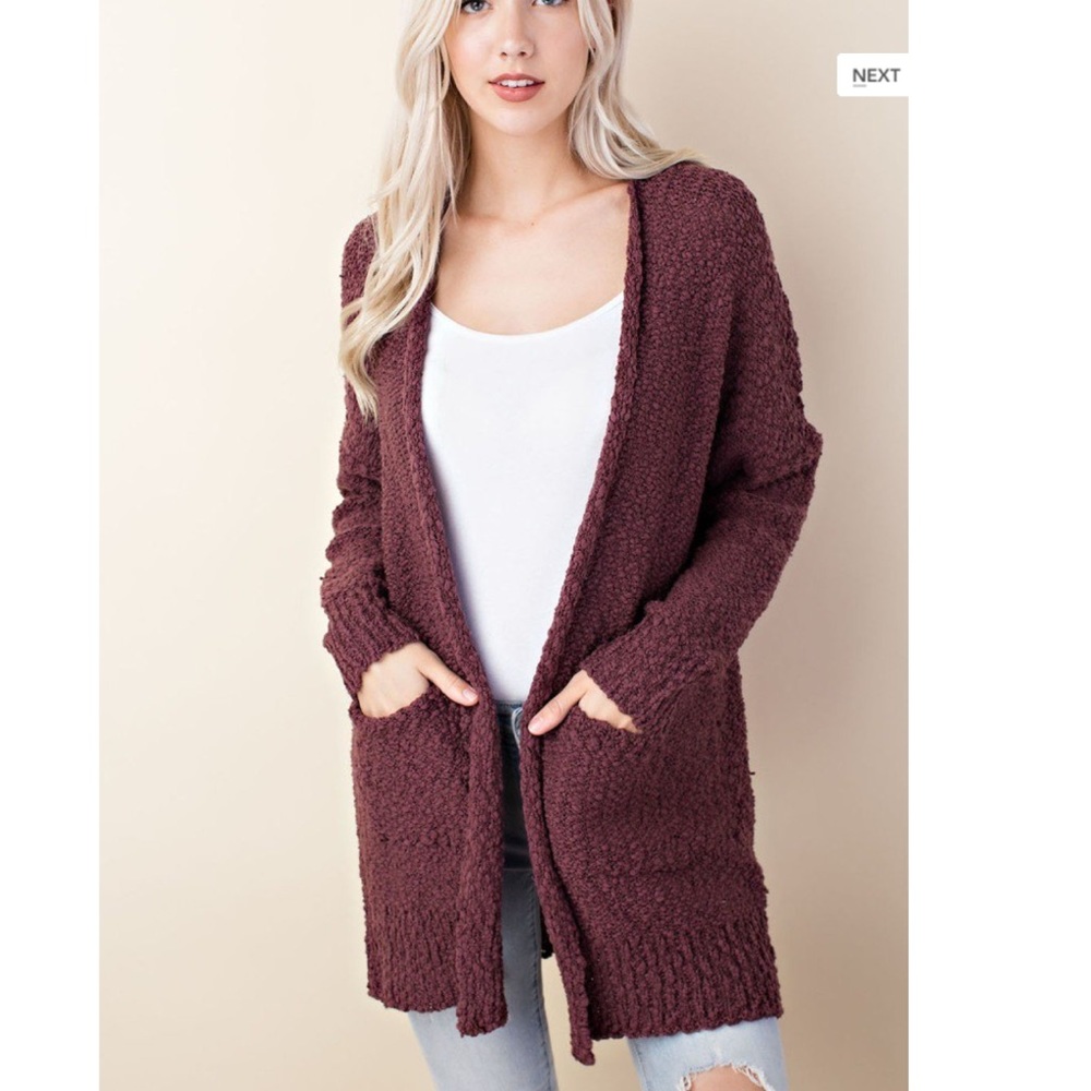 💥💥✨LAST1️⃣ Cozy Teal knit cardi - Picture 7 of 8