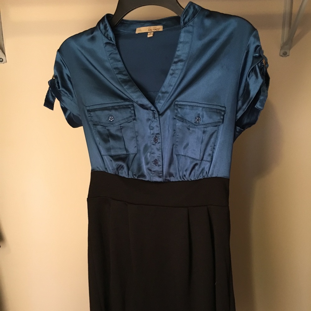 Pretty blue, classy dress