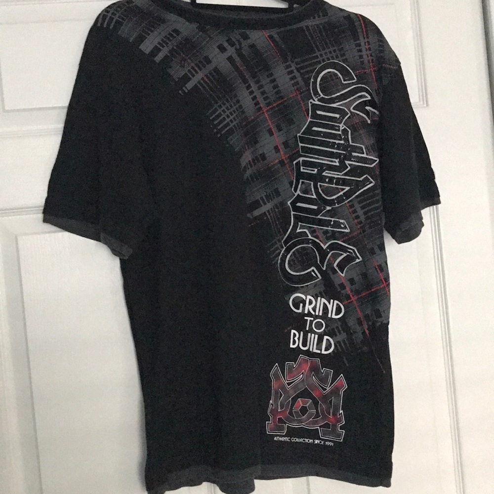 Black graphic design Southpole T-shirt