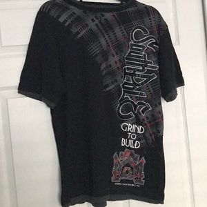 Black graphic design Southpole T-shirt